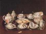 Jean-Etienne Liotard Tea service oil painting on canvas